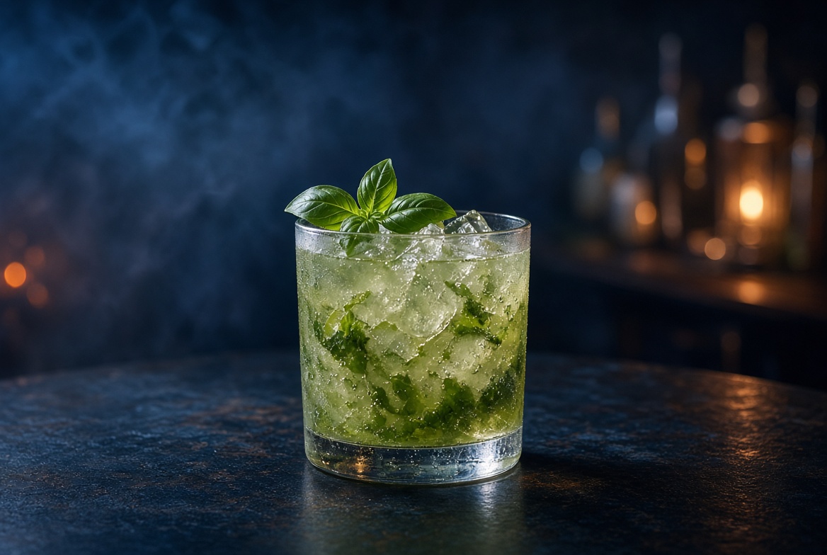 Gin Basil Smash